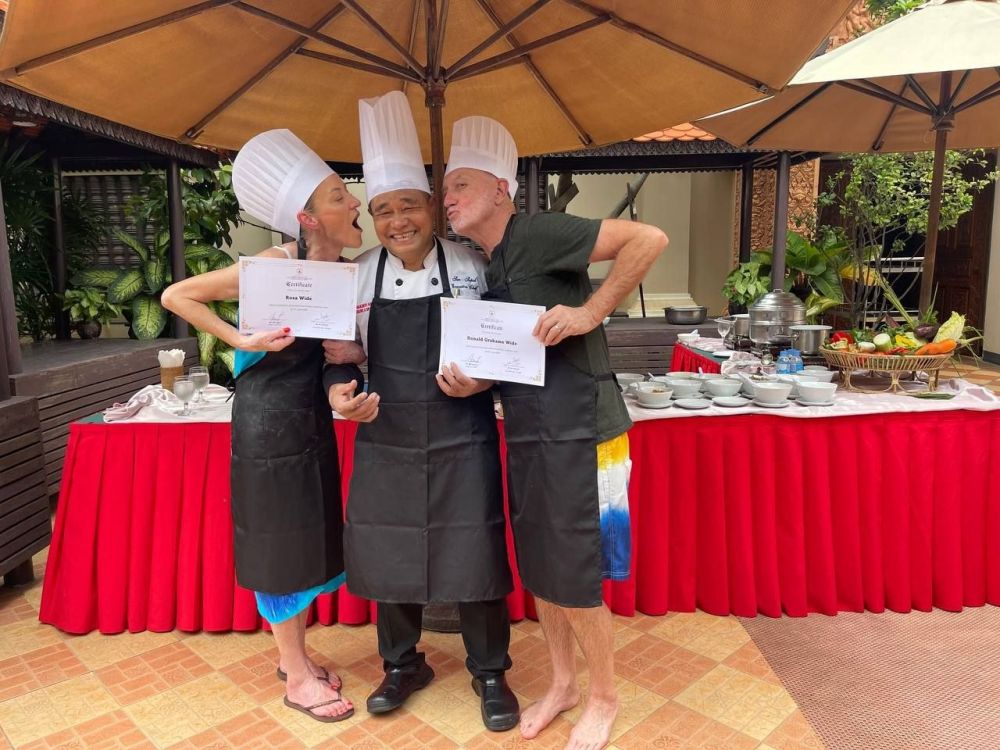 We came for the food recipes, but we’re leaving with a graduation certificate and a lot of happy memories!